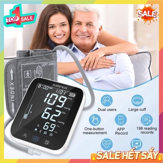 [giá tốt] máy đo huyết áp bắp tay jumper ha-121 chứng nhận fda hoa kỳ ( bluetooth+ app điện t 1