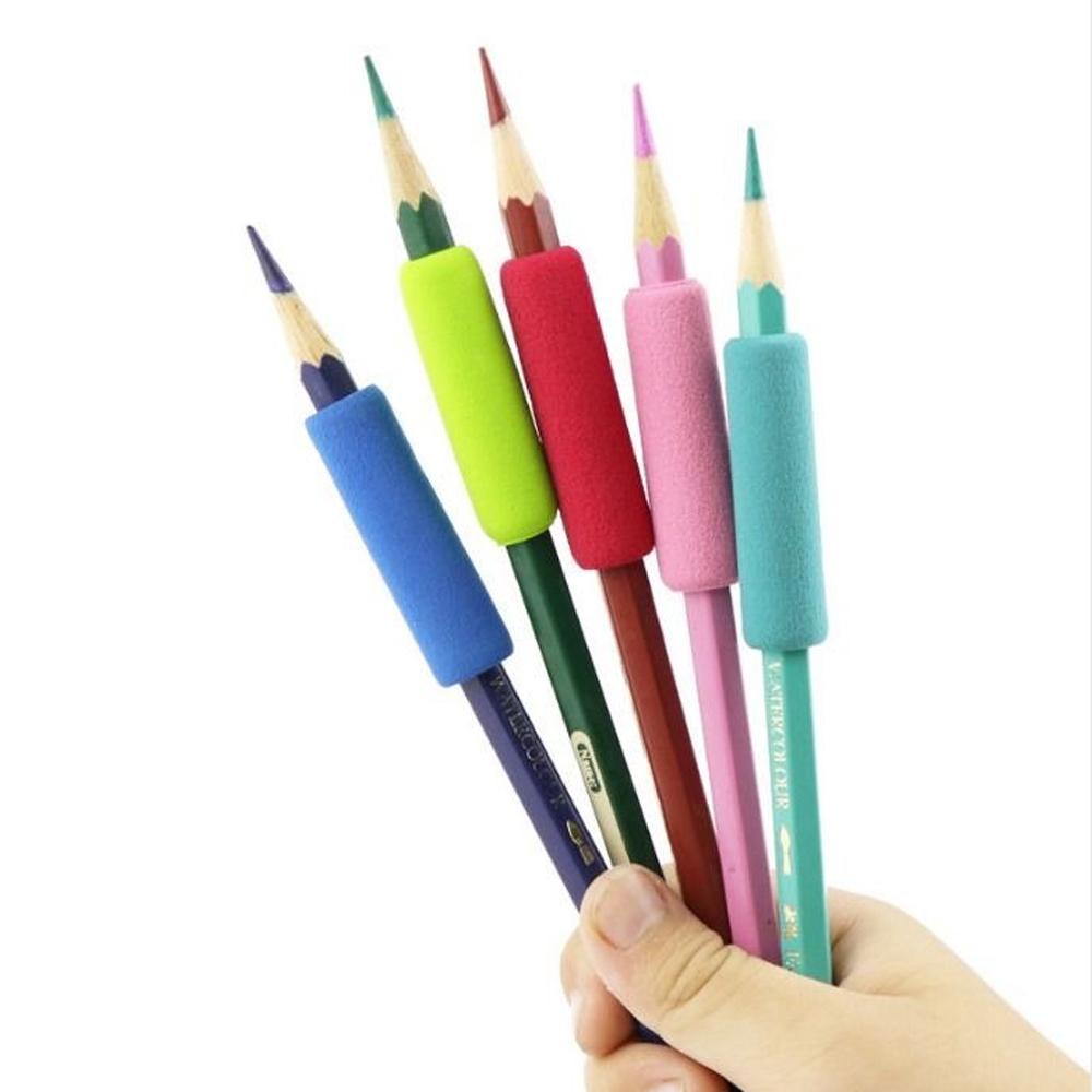 Set 10 Kẹp Bút Chì Màu Tiện Dụng Cho Bé Giá Đỡ