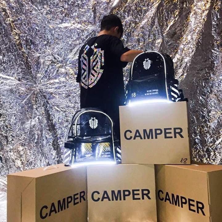 Balo We are camper trong suốt thời trang nam nữ đi học đi chơi giá rẻ fullbox