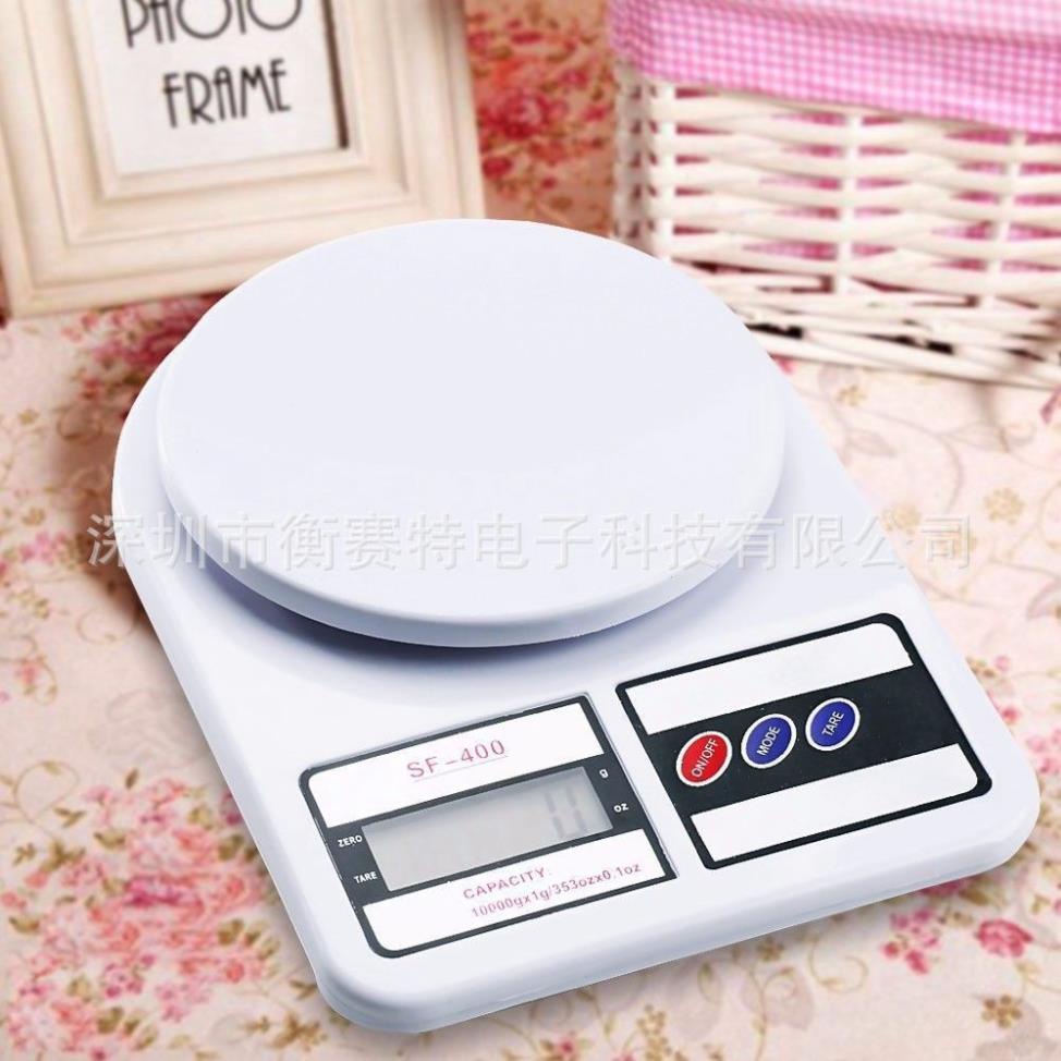 (Video Clip)  Cân Điện Tử Nhà Bếp Mini 10Kg/1Gr, Màn Hình Sử Dụng Đèn Lcd Hd Sáng