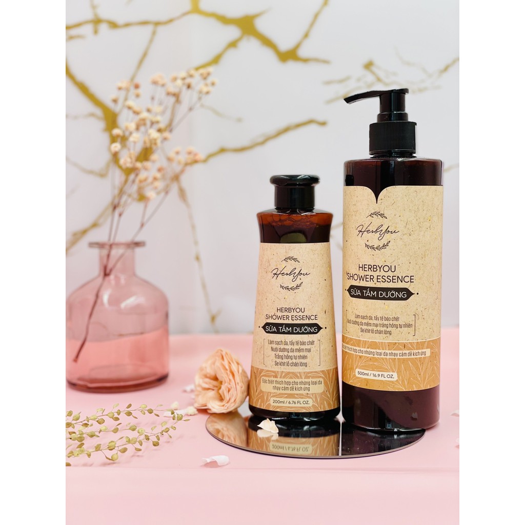 SỮA TẮM THIÊN NHIÊN DƯỠNG THẢO MỘC HERBYOU