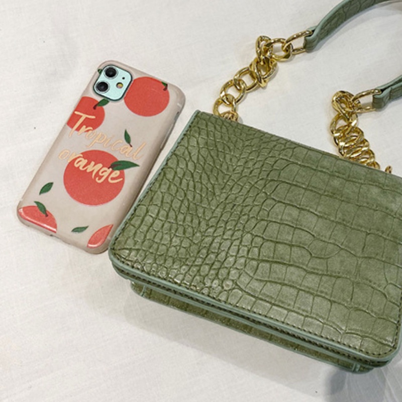 Túi Đeo Chéo Da PU Hình Vuông Nhỏ Thời Trang Dành Cho Nữ