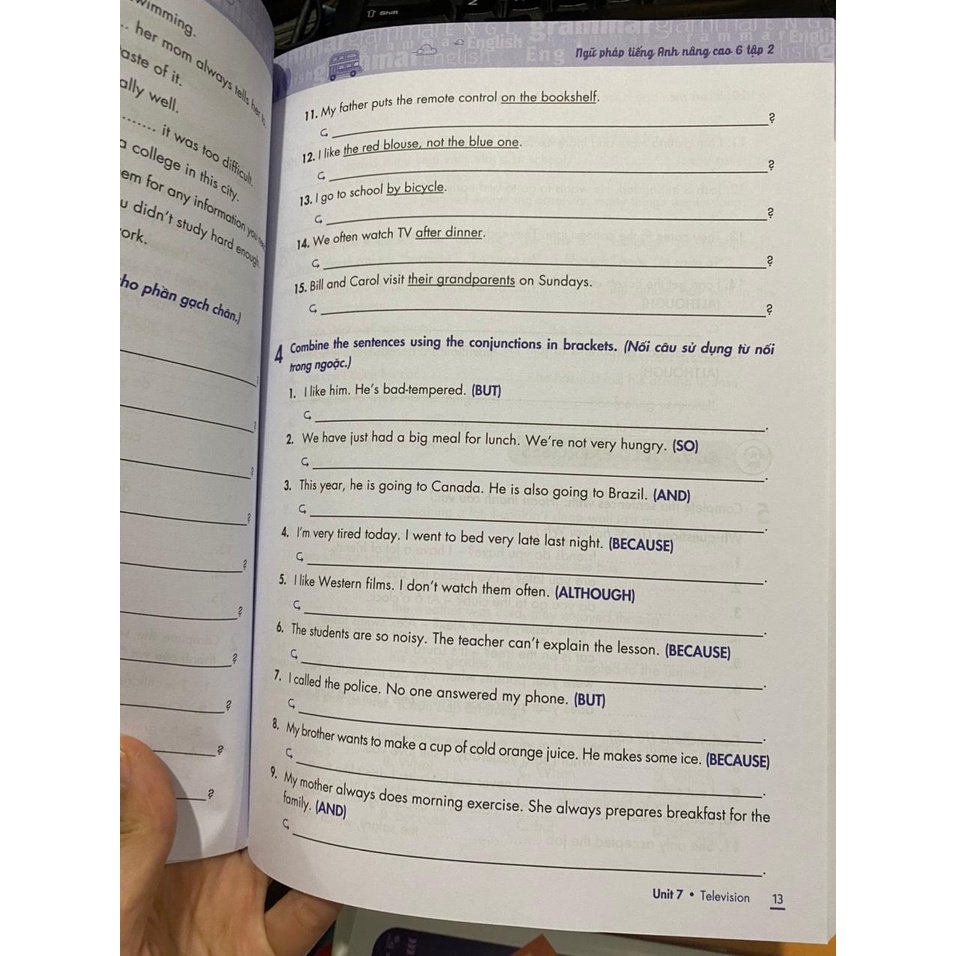 Sách - Ngữ pháp tiếng anh nâng cao 6 tập 2 ( Megabooks )