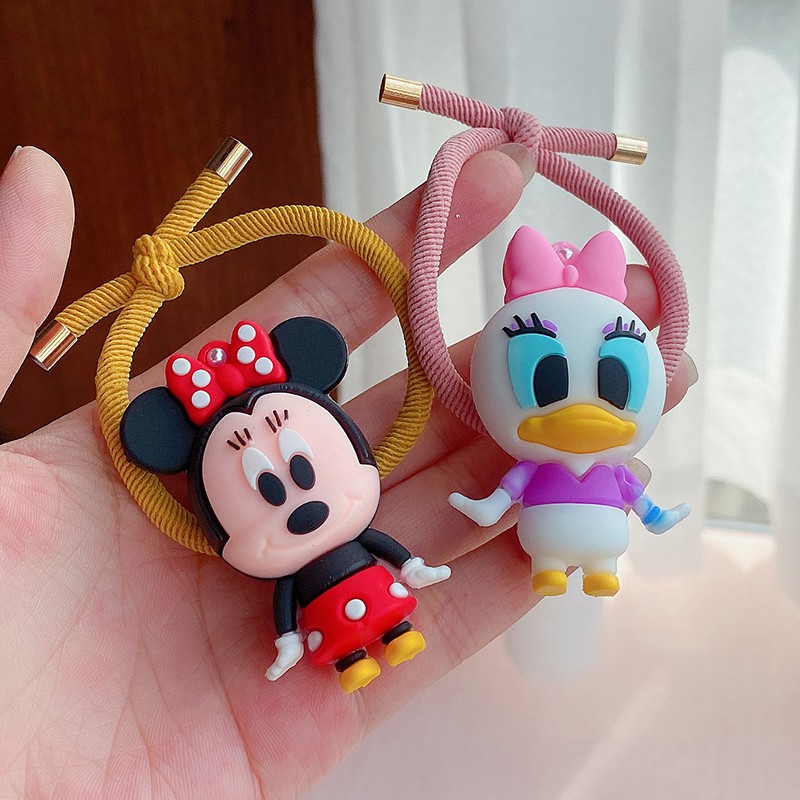 Dây cột tóc hình hoạt hình Mickey thời trang dễ thương cho nữ