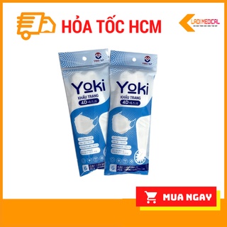 Bịch 10 cái khẩu trang yoki 4d kf94 người lớn