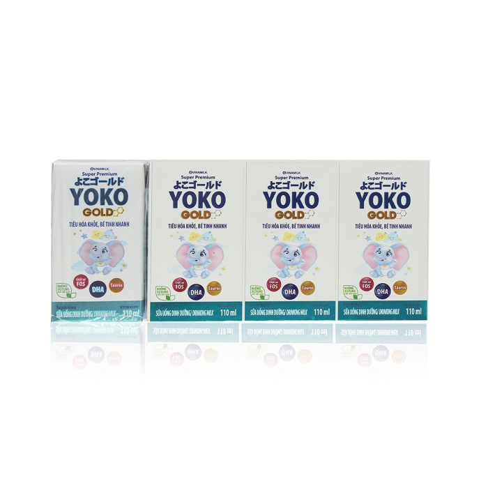LỐC 4 HỘP SỮA BỘT PHA SẴN YOKO 110ML