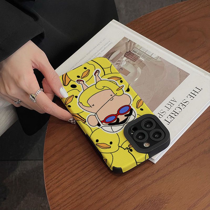 Ốp Điện Thoại Silicon Mềm Hình Cậu Bé Bút Chì Shin-Chan Bảo Vệ Toàn Diện Cho iPhone13promax 12 12pro 11 12
