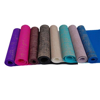 THẢM YOGA SỢI ĐAY PVC - TERRA (TẶNG KÈM TÚI ĐỰNG THẢM)