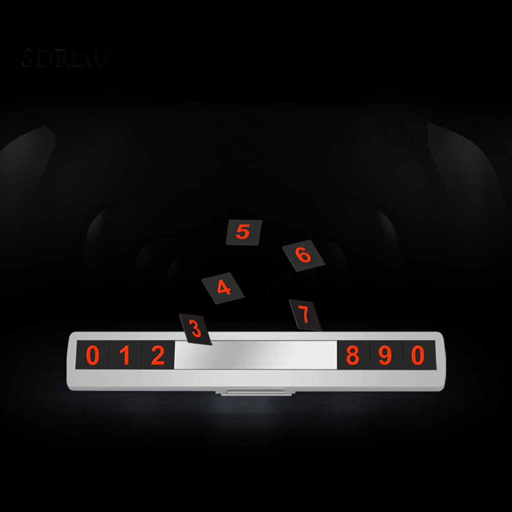 Bảng hiển thị số đậu xe phát sáng cho xe hơi