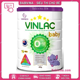 [CHÍNH HÃNG] Sữa  Bột Vinlac Baby 400g | Trẻ Nhẹ Cân
