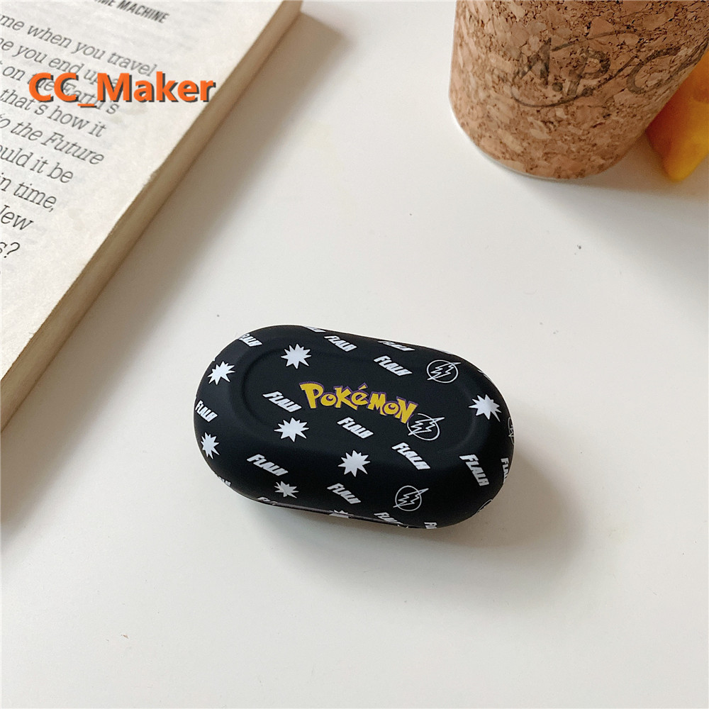 Vỏ bảo vệ hộp sạc tai nghe không dây cứng mặt nhám họa tiết Pokemon cho Samsung Galaxy Buds Plus | BigBuy360 - bigbuy360.vn