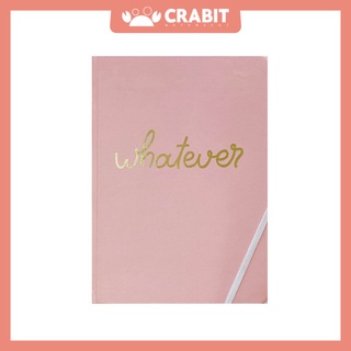 Sổ tay Crabit Planner - Weekly Notebook - Whatever (Hồng nhũ)