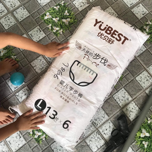 Bỉm quần Yubest L78, Xl 72, S dán 90, M dán 84