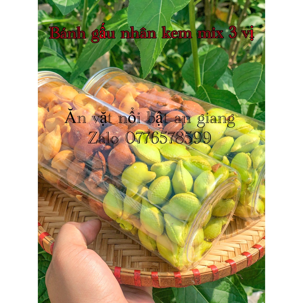🍅400g Bánh gấu mix 3 vị siêu ngon, béo thơm