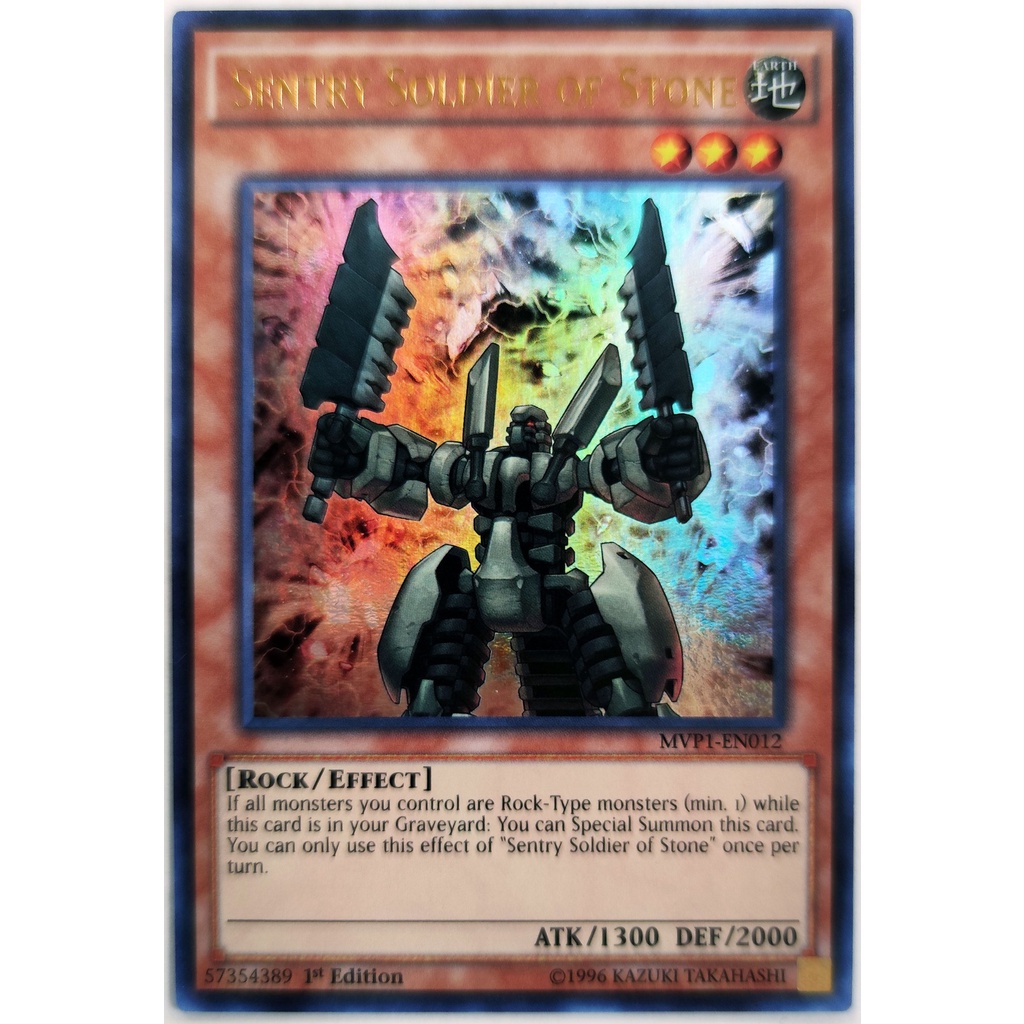 [Thẻ Yugioh] Sentry Soldier of Stone |EN| Secret Rare / Ultra Rare (Duel Monsters)