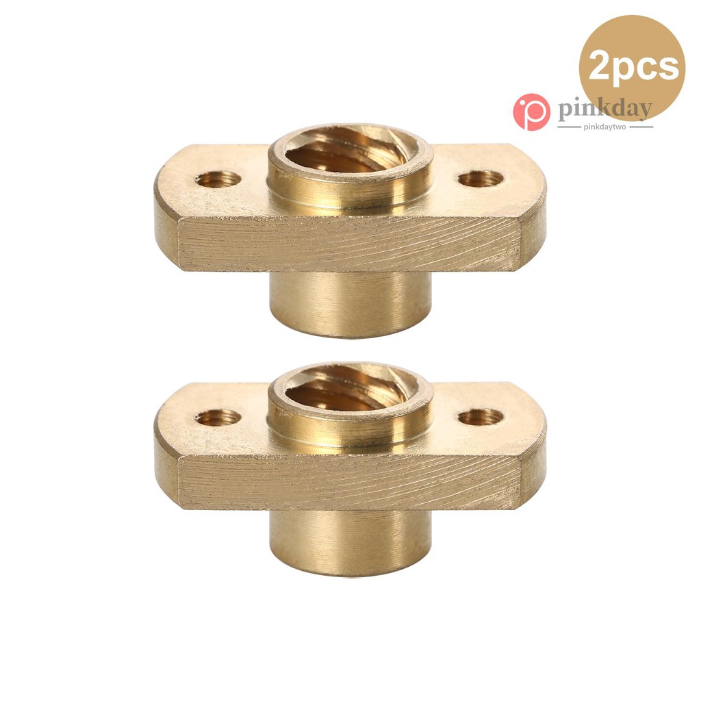 Ready stock Aibecy 2pcs Brass T-Shape Lead Screw Nut 8mm Compatible with Anet ET4 ET4X ET4PRO ET5 ET5PRO 3D Printer Z Axis