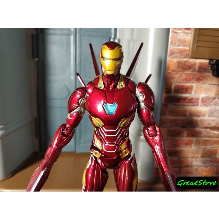 Mô hình nhân vật Ironman MK50 avengers SHF FIGMA cử động được