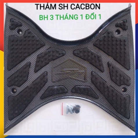 THẢM ĐỂ CHÂN CARBON XE SH 2017-2019 VIỆT NAM ( HÀNG ARTISTAR)