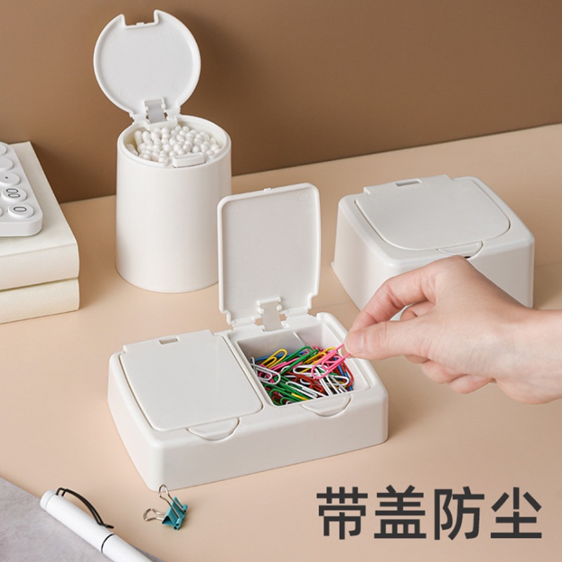 Hộp Đựng Vật Dụng Để Bàn Dạng Bật Lên Phong Cách Bắc Âu