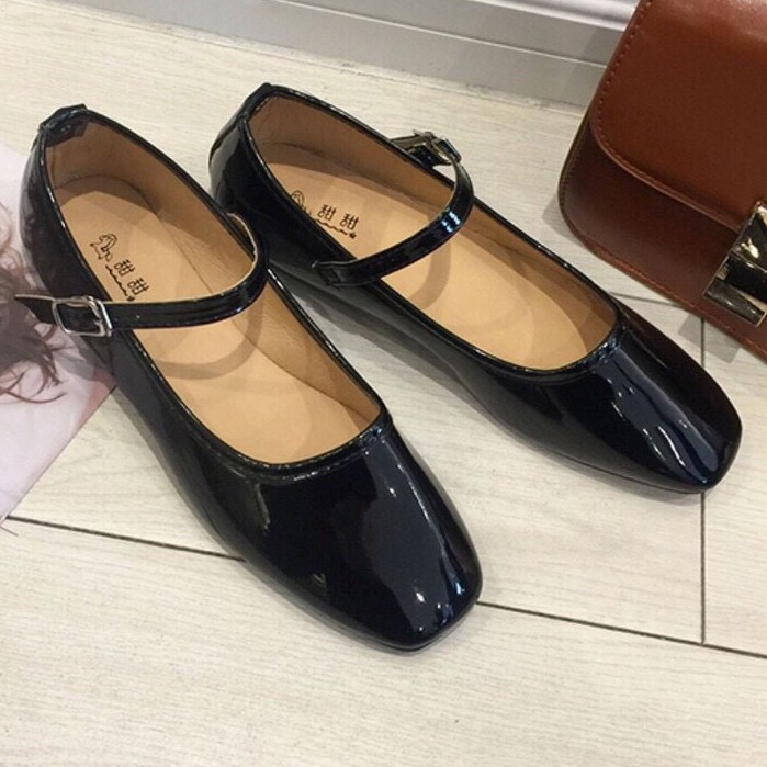 Giày bệt hài đế bằng (da bóng) xinh xắn | BigBuy360 - bigbuy360.vn