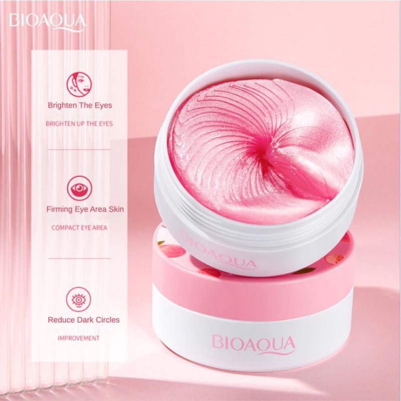 (Gía Sỉ) Hộp Mặt Nạ Mắt Bioaqua (60 miếng)