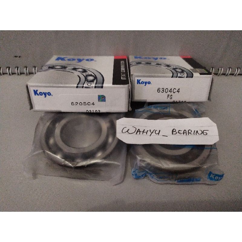 Vòng Bi Tốc Độ Cao 6304 C4 + 6205 C4 koyo As RX king RXZ RXS Jupiter Fulset C4