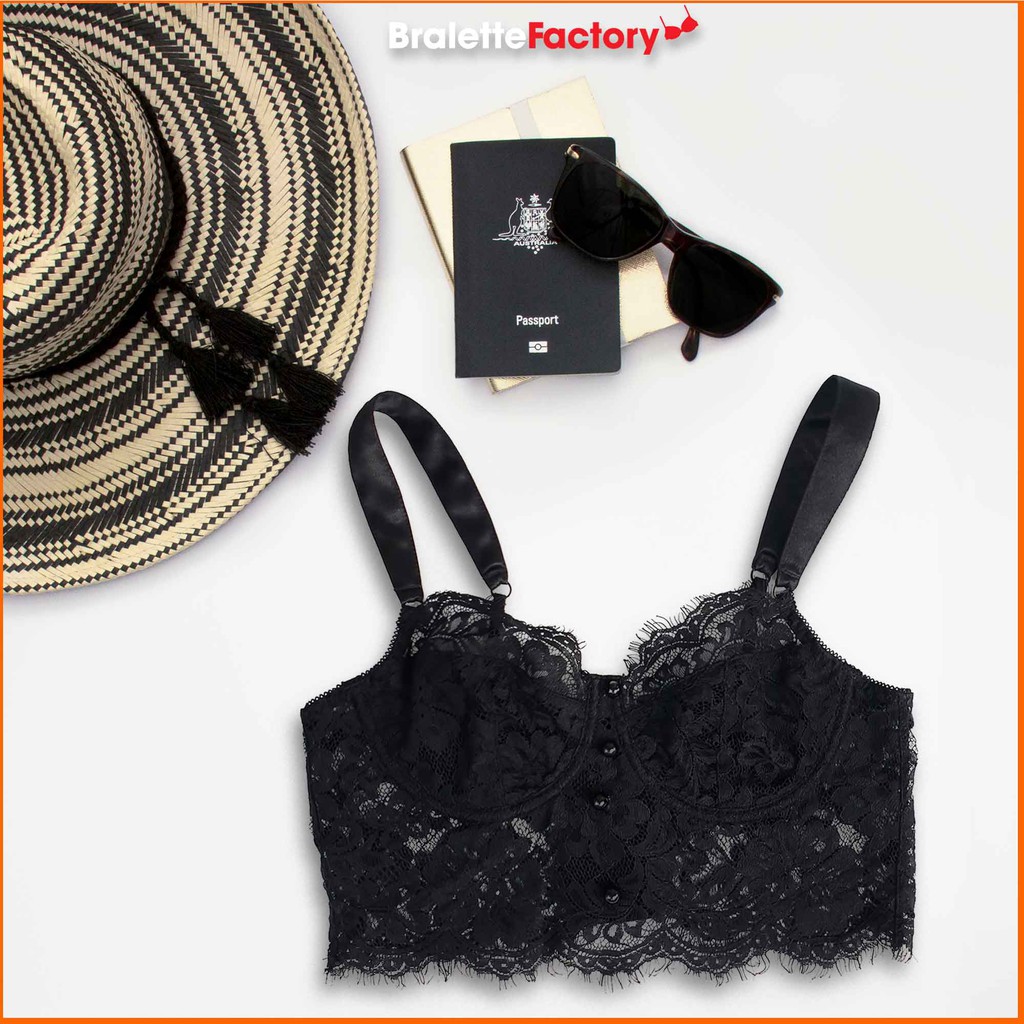 [Tặng mã 30k] Áo lót croptop BraletteFactory, áo lót ren mỏng sexy có gọng, mút lót, bralette hàng thiết kế [ mẫu N03] | BigBuy360 - bigbuy360.vn