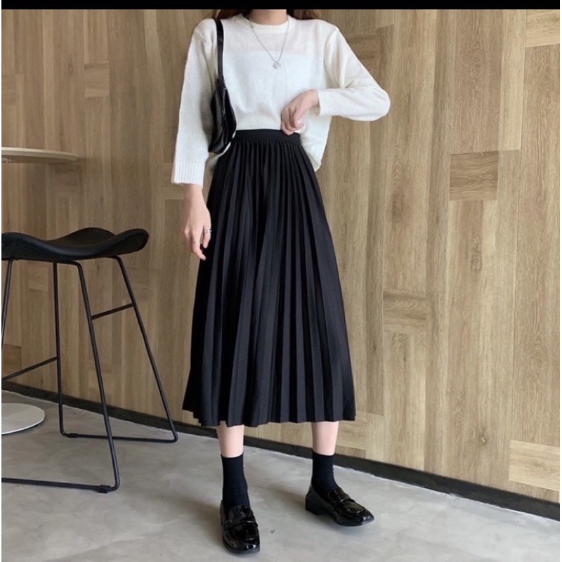 CHÂN VÁY XẾP LY DÀI 60-100kg