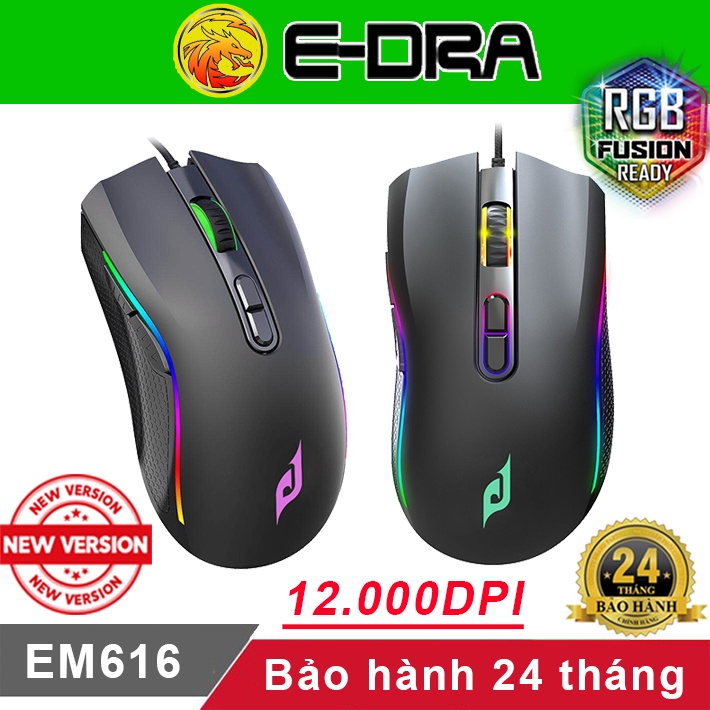 Chuột gaming E-Dra EM624 [Bảo hành 24 tháng] Edra EM624 Fuhlen G92s hàng Ninza phân phối - Fuhlen G90