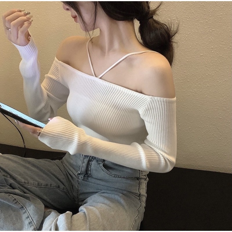 Áo nữ hỡ vai nữ tính thiết kế mới nhất | BigBuy360 - bigbuy360.vn