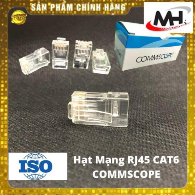 GIẢM 30% Combo 100 Hạt Mạng Cao Cấp RJ45 CAT6 COMMSCOPE-Sản phẩm chính hãng SIÊU XỊN