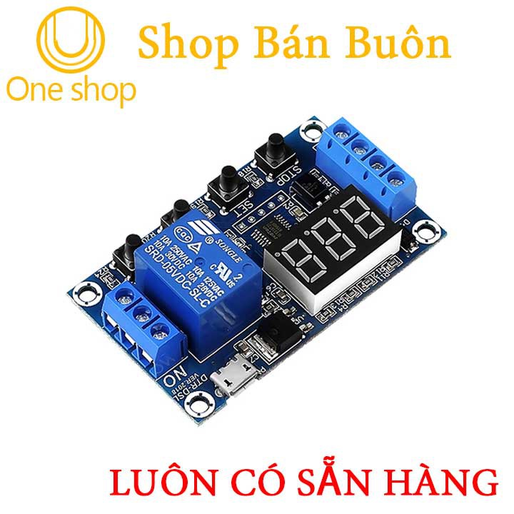 MODULE Tạo Trễ - Chuyển Mạch Điều Khiển Relay 5V V2