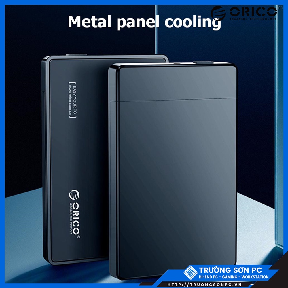 Hộp Ổ Cứng 2.5&quot; ORICO 2569 2588U3 SSD/ HDD SATA 3 USB 3.0 Màu Đen | Hàng Chính Hãng Bảo Hàng 12 Tháng