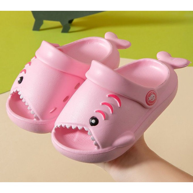 Dép Sục Cá Mập Baby Shark Bé Trai Bé Gái Cho Chân Bé 13-18cm Ngộ Nghĩnh