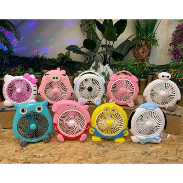 Quạt Điện Mini Hình Các Con Thú Ngộ Nghĩnh .