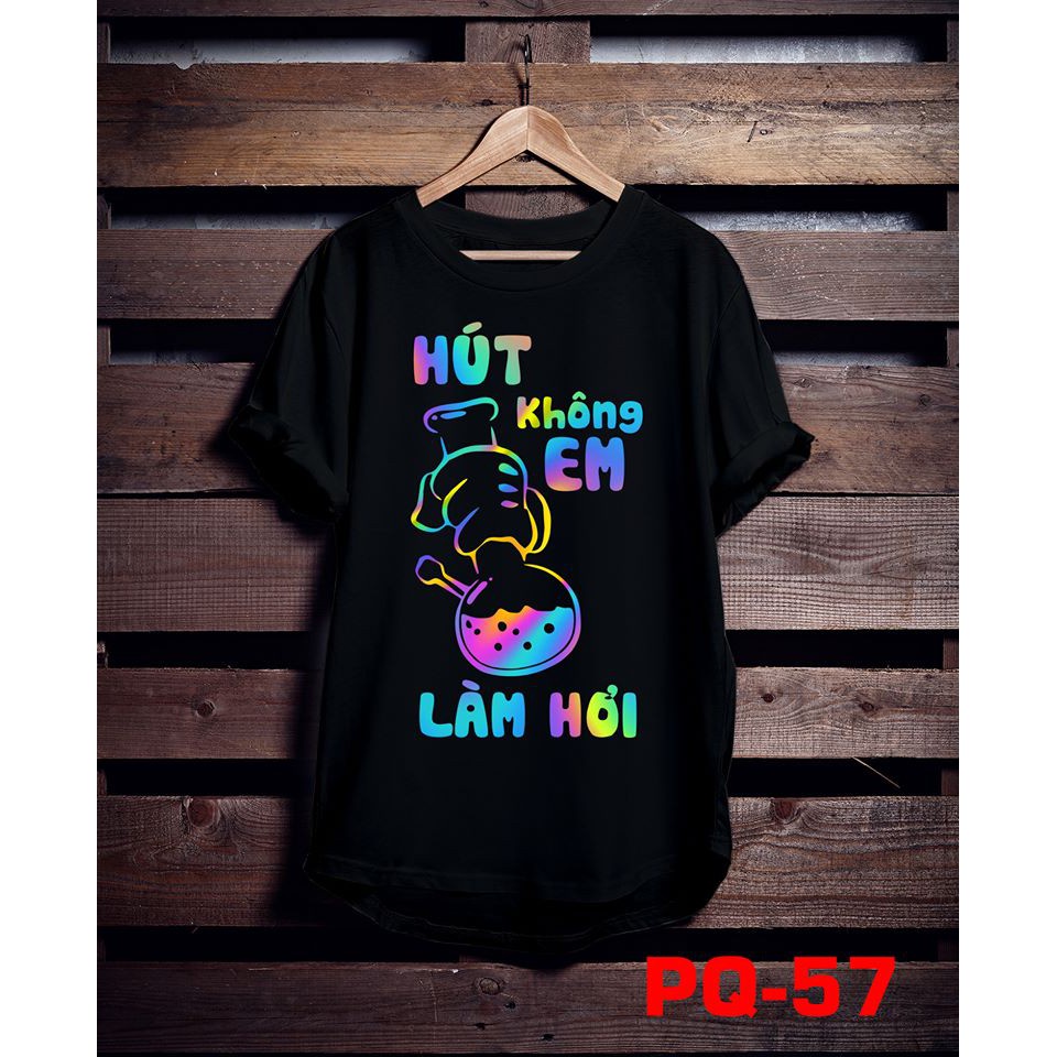 P7HKEO2 - Áo phông phản quang bảy màu Hình Điếu cày - làm hơi, áo thun nam nữ, quần khaki, quần nữ, sét bộ