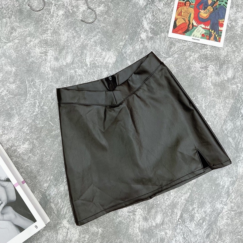 Chân Váy Ulzzang Xẻ Tà Trendy V15