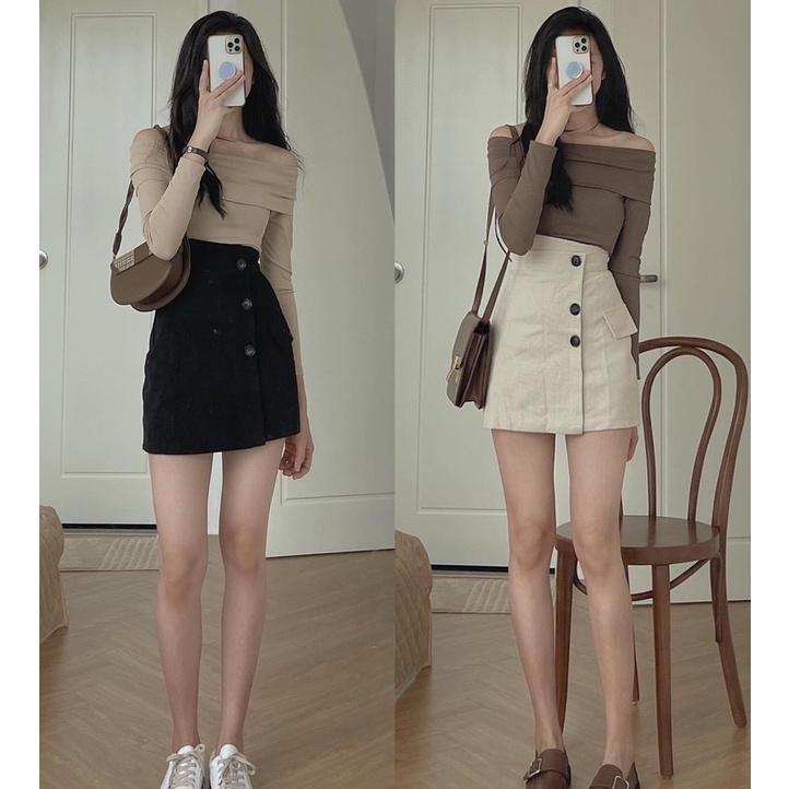 ÁO THUN TĂM TRỄ VAI SEXY DÀI TAY + NGẮN TAY