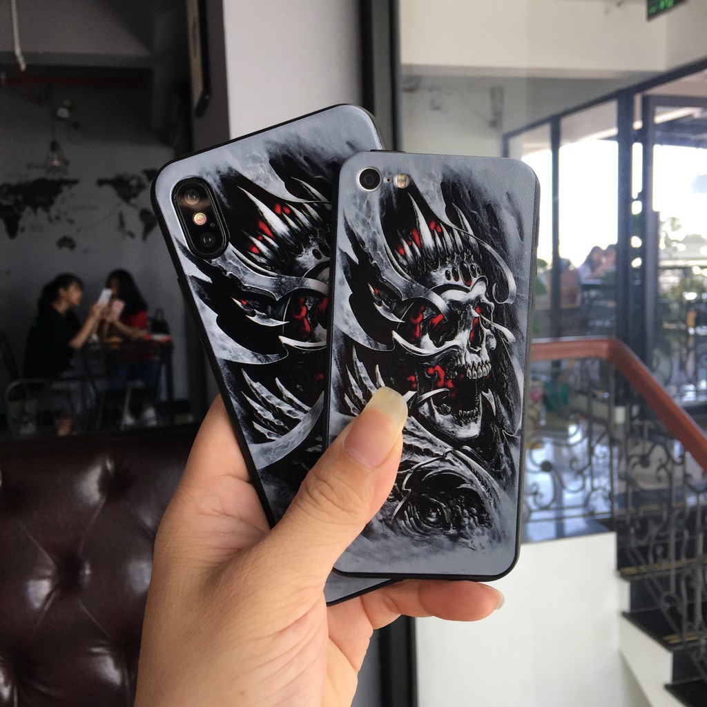 { Miễn phí ship toàn quốc đơn hàng từ 50k } Ốp lưng Đầu Lâu - Chất dày đẹp (Đủ mã máy)