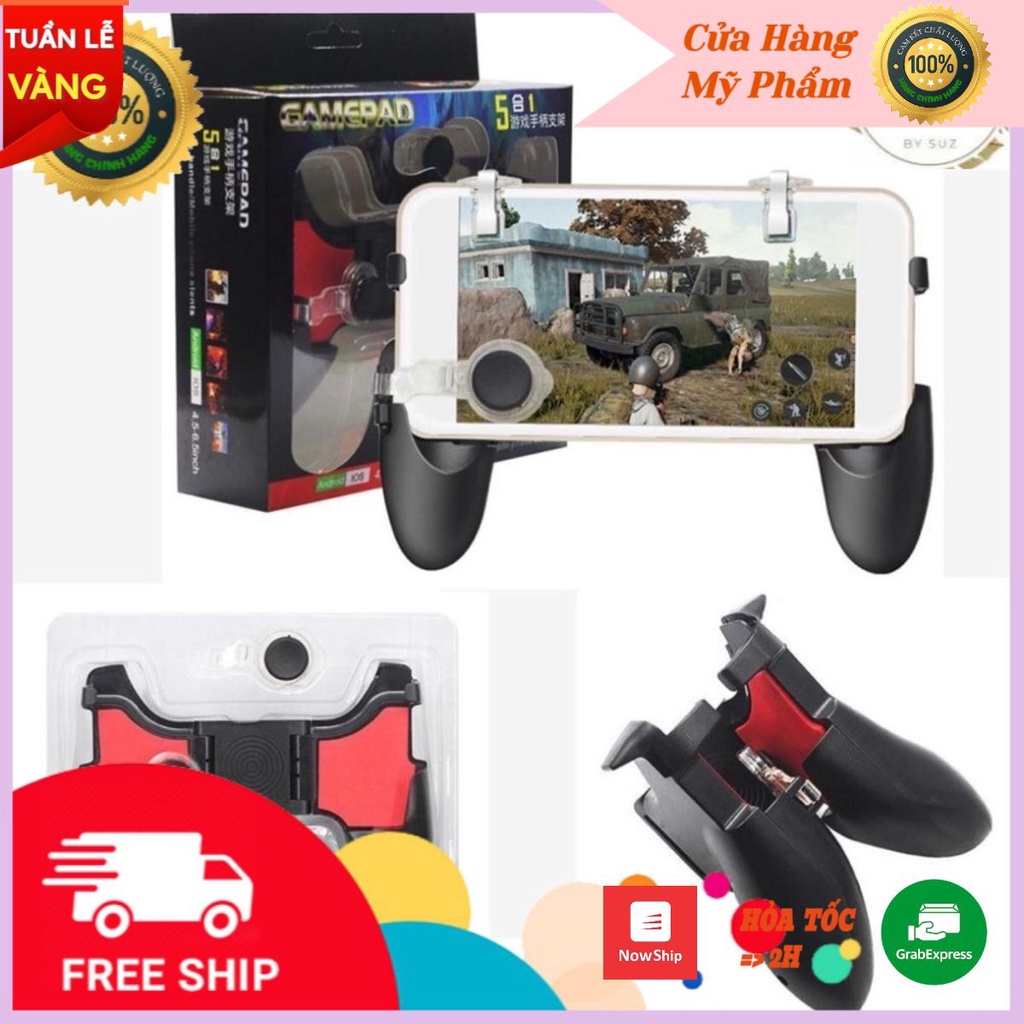 Bộ Game Pad Chơi Game PUBG, Liên Quân 5 Trong 1