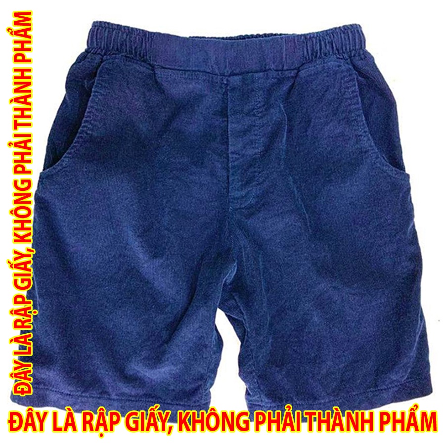 Rập Giấy PC023 - Quần short cơ bản (bé trai)