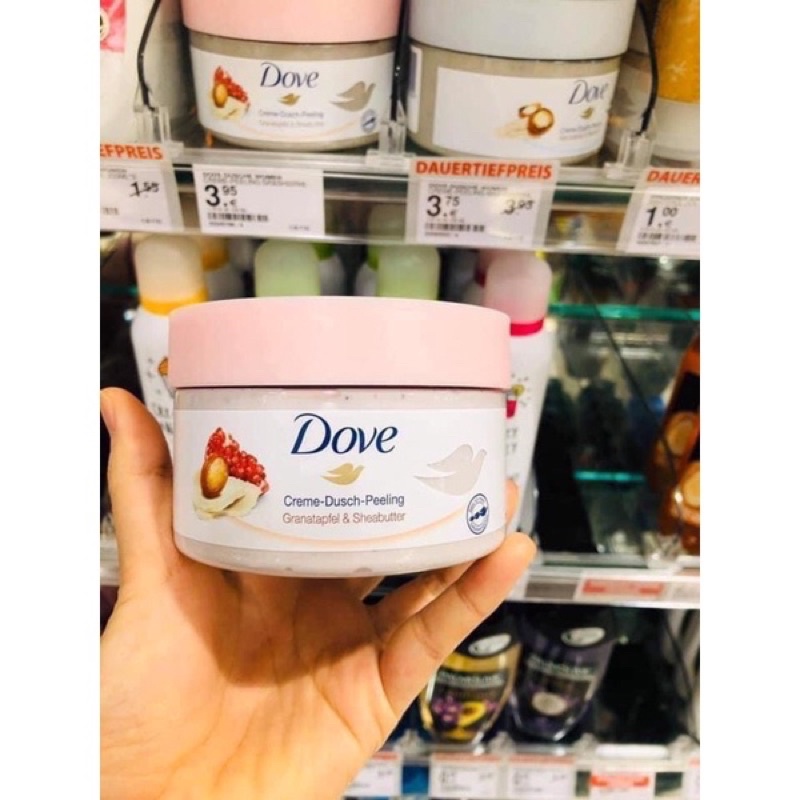 Tẩy da chết body Dove bản Mỹ