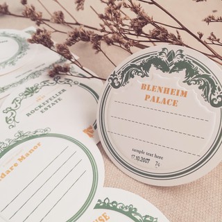 Note tag dập nổi vintage - Room17vn