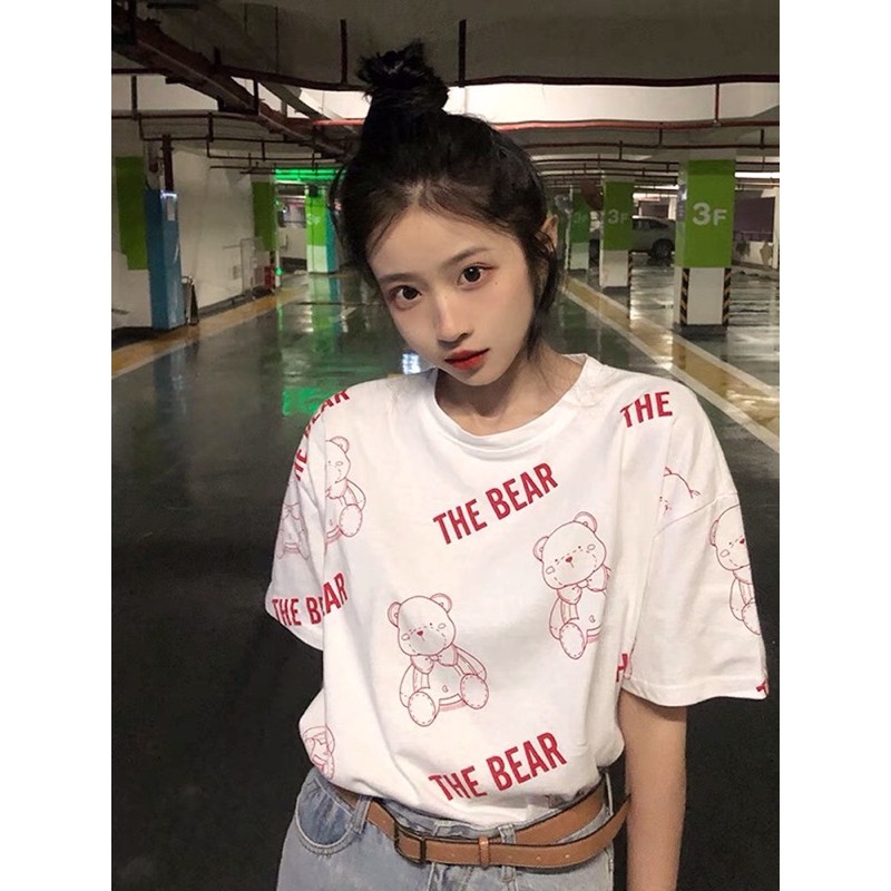 Áo thun hoạ tiết gấu