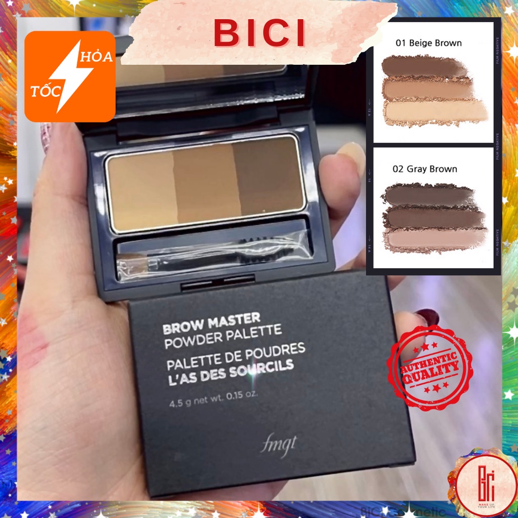 Bột Kẻ Chân Mày 3 Màu Brow Master Powder Palette