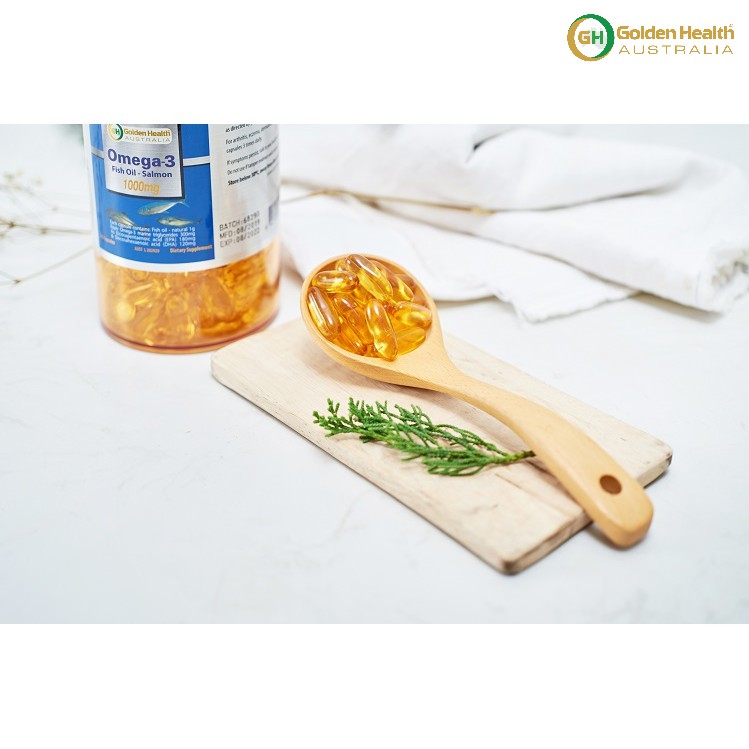 [GOLDEN HEALTH] Viên uống dầu cá hồi Omega-3 - Salmon Fish Oil Omega3 1000mg hộp 365 Viên | BigBuy360 - bigbuy360.vn