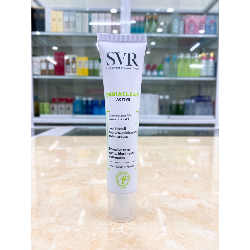Kem Dưỡng SVR Làm Giảm Mụn &amp; Giúp Loại Bỏ Dầu Cho Da 40ml Sebiaclear Active
