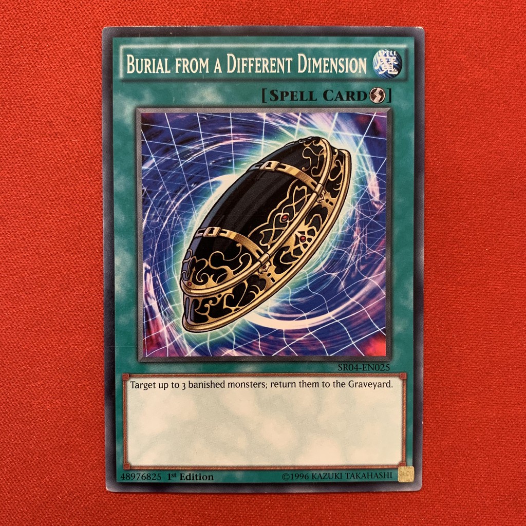 [EN][Thẻ Bài Yugioh Chính Hãng] Burial From A Different Dimension