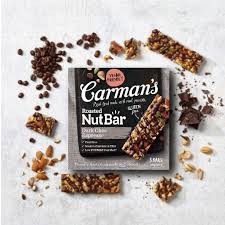 Thanh Hạt Ăn Kiêng Carman's Nut Bar Dark Choc Espresso - Socola đen Espresso - Hộp 160g