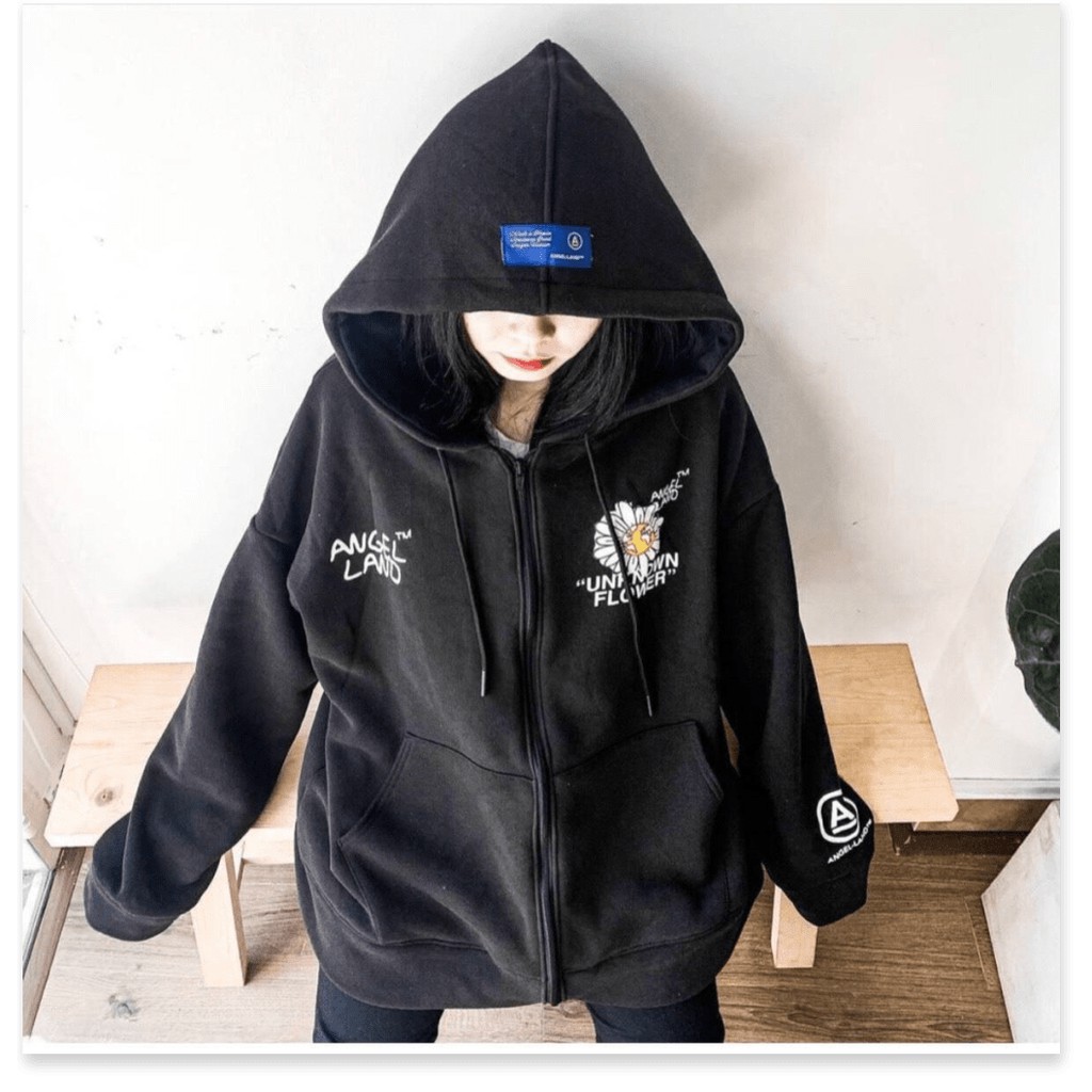 [FREESHIP TOÀN QUỐC] Áo khoác , áo khoác nữ hoa cúc tên lửa dây kéo from rộng phong cách Hàn Quốc mẫu hot giá rẻ | BigBuy360 - bigbuy360.vn